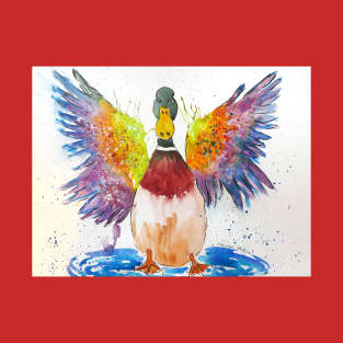 Colorful Quirky Duck T-Shirt