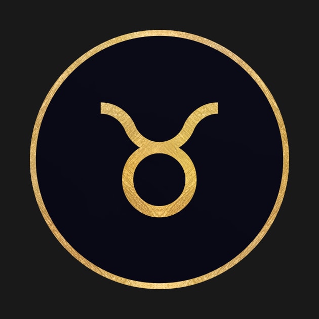 Taurus Zodiac Sign Symbol by MadCanvas