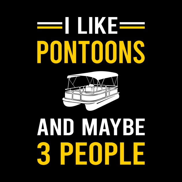 3 People Pontoon Pontooning by Good Day