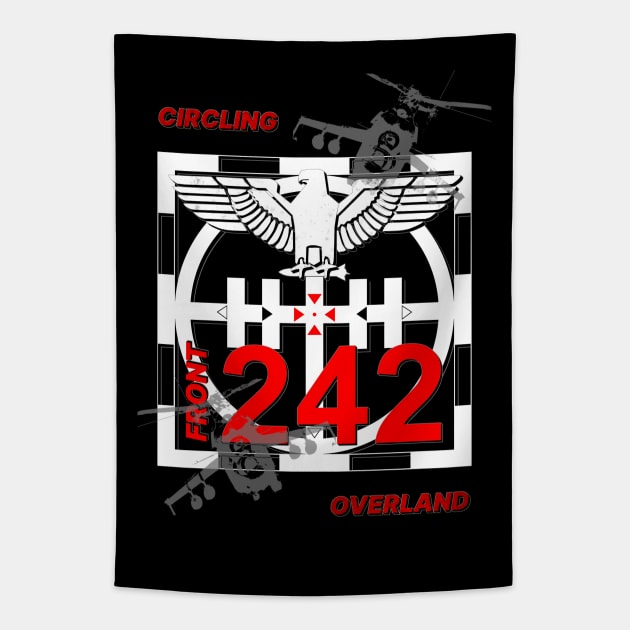 Front 242 - Warbird - Circling Overland. Tapestry by OriginalDarkPoetry