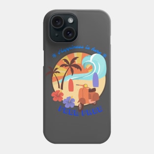 be happy and bodysurf Phone Case