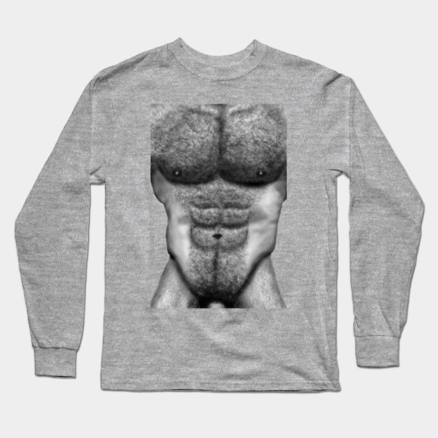 hairy man sweatshirt