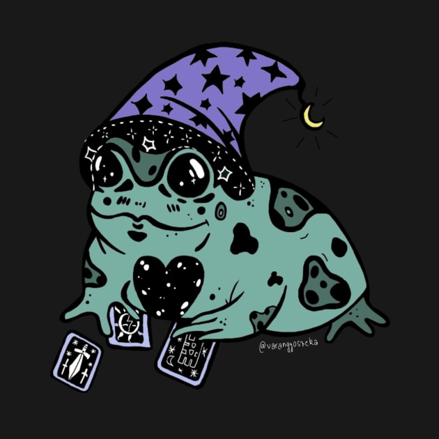 Tarot reading Frog by varangyosreka