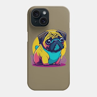 Pug Portrait Phone Case