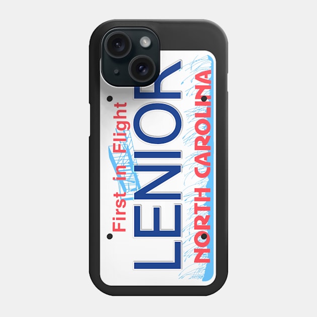 Lenior North Carolina License Plate Phone Case by Mel's Designs