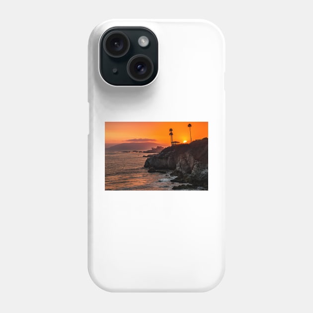 Sunset Over Pismo Beach Phone Case by Reg-K-Atkinson