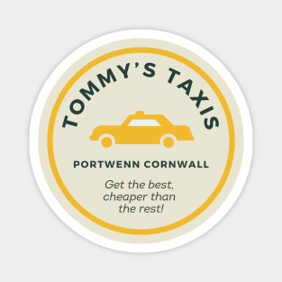 Doc Martin Tommy's Taxis Portwenn Port Isaac Cornwall Magnet