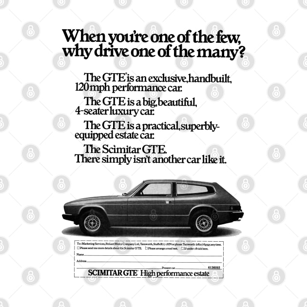 RELIANT SCIMITAR GTE - advert by Throwback Motors