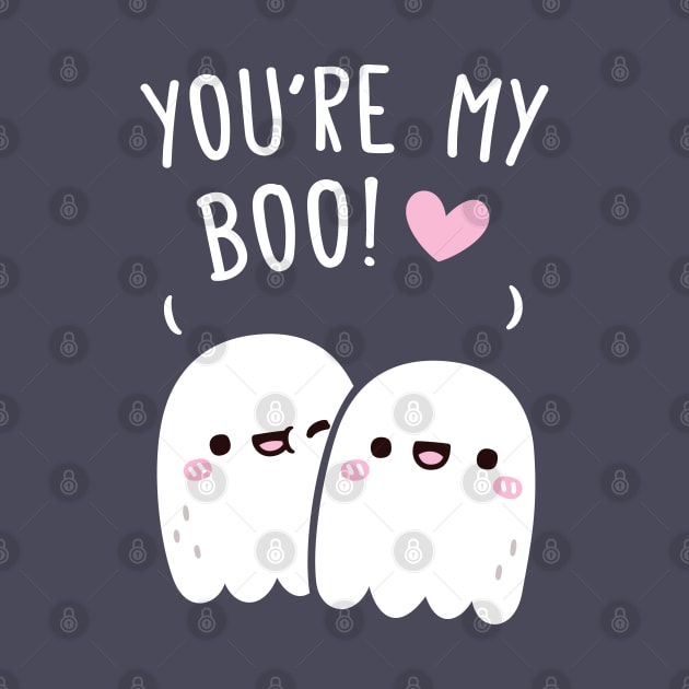 Cute Ghosts You're My Boo Besties by rustydoodle