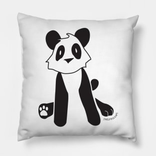 Minimalist Panda Pillow