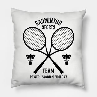 Badminton Sports Team Pillow