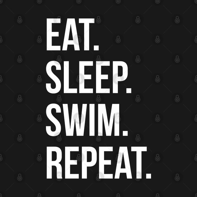 Eat Sleep Swim Repeat by evokearo