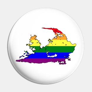 Pride Koria Map - Pride Pin