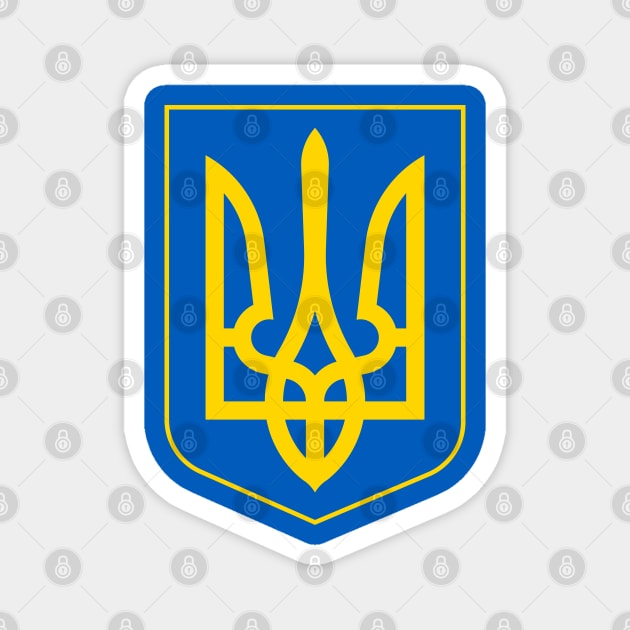 Ukrainian coat of arms Magnet by RandomGoodness