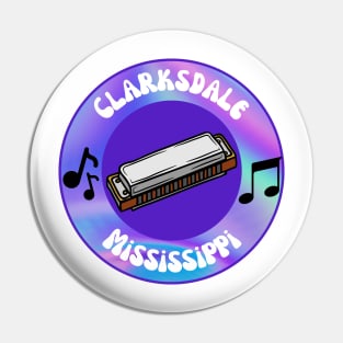 Clarksdale Mississippi Blues Pin