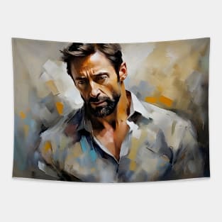 character of Hugh Jackman Tapestry