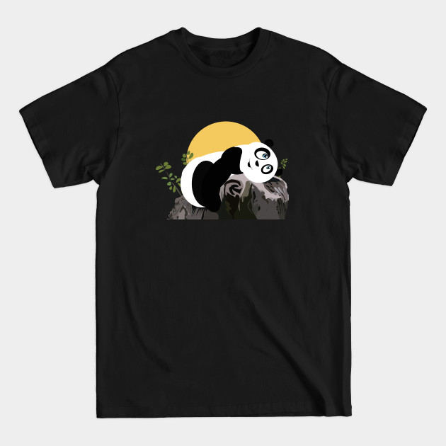 Discover panda relaxing - Panda - T-Shirt