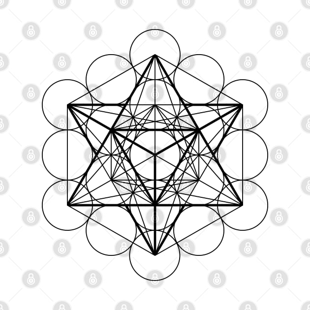 Metatron's Cube Merkaba Sacred Geometry by LadyMoldavite