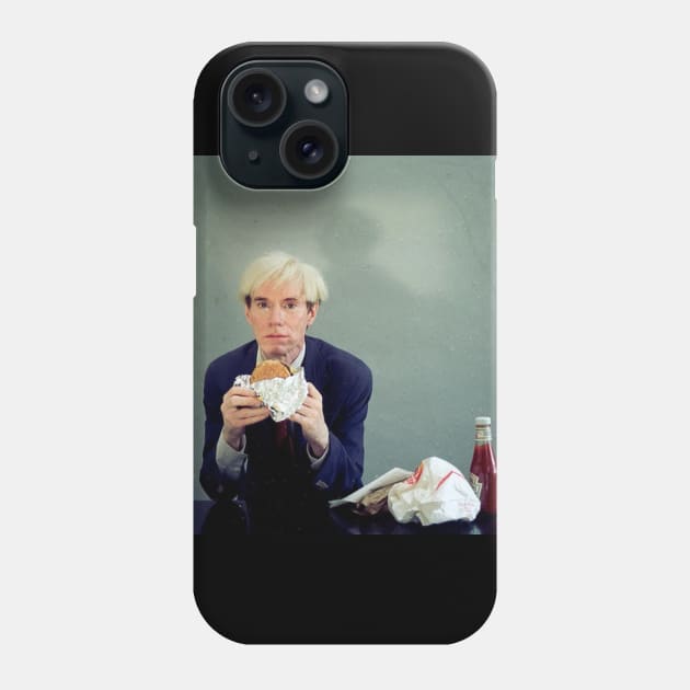 Andy Warhol Cheeseburger Phone Case by ethanchristopher
