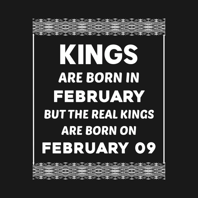 Birthday King White February 09 9th by blakelan128