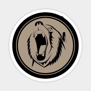 Logo bear brown Magnet