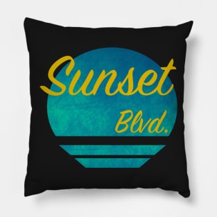 Sunset Blvd. Pocket Print Pillow