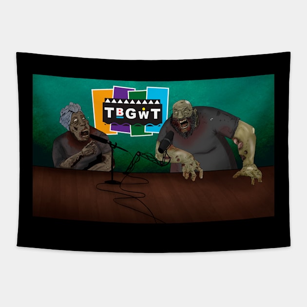 TBGWT Zombies Tapestry by The Black Guy Who Tips Podcast