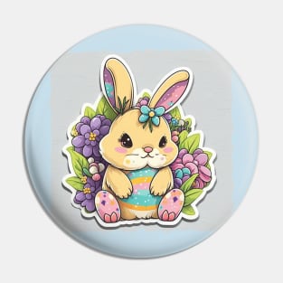 Cute Easter Bunny Pin