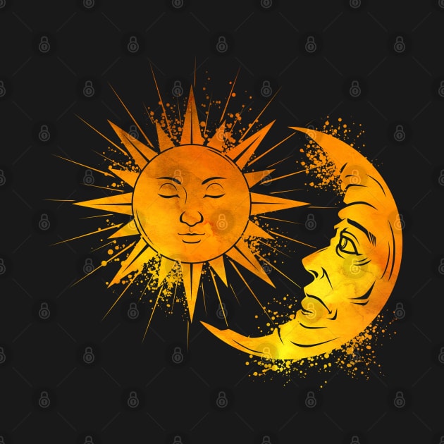 Sun and Moon - Astrology by Modern Medieval Design