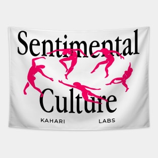 Sentimental Culture Pink Tapestry