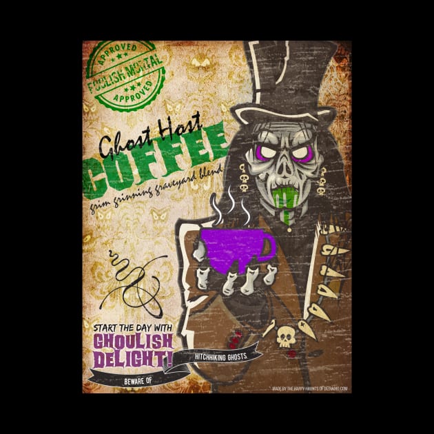 Haunted Mansion: Grim Grinning Coffee by AZTEdesigns