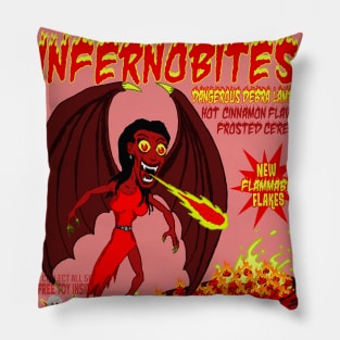 Inferno Bites Monster Cereal! Pillow