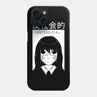 Antisocial corona anime cool style Phone Case