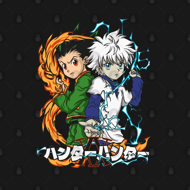 gon and killua by Demonstore