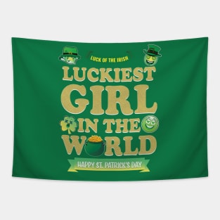 St Patrick's Day Shirt Apparel Tapestry