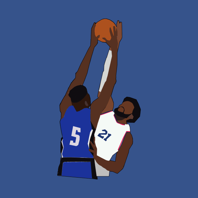 Mo Bamba Dunk on Joel Embiid - Orlando Magic by xavierjfong