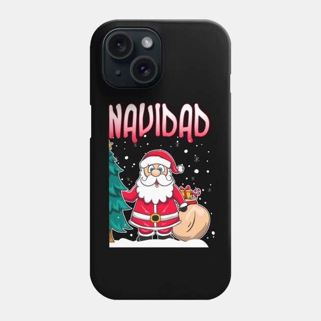 Feliz Navidad Matching Couple Sweaters Phone Case by KsuAnn