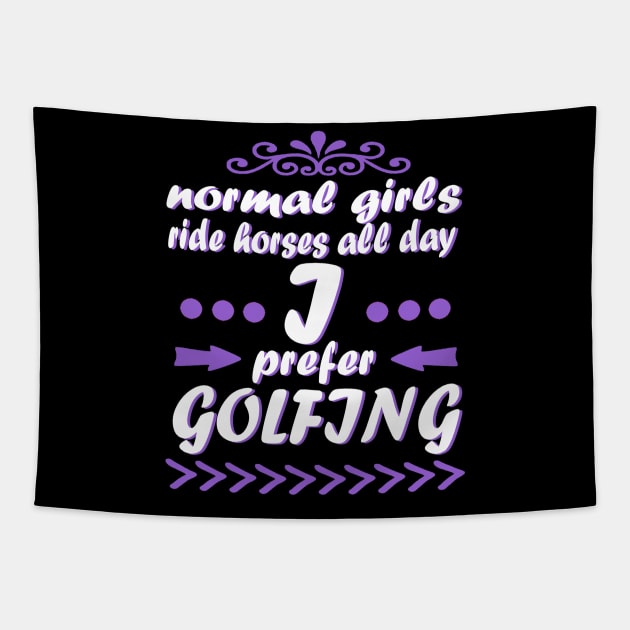 Golf Golfing Hole in One Golfer Golf Course Tapestry by FindYourFavouriteDesign