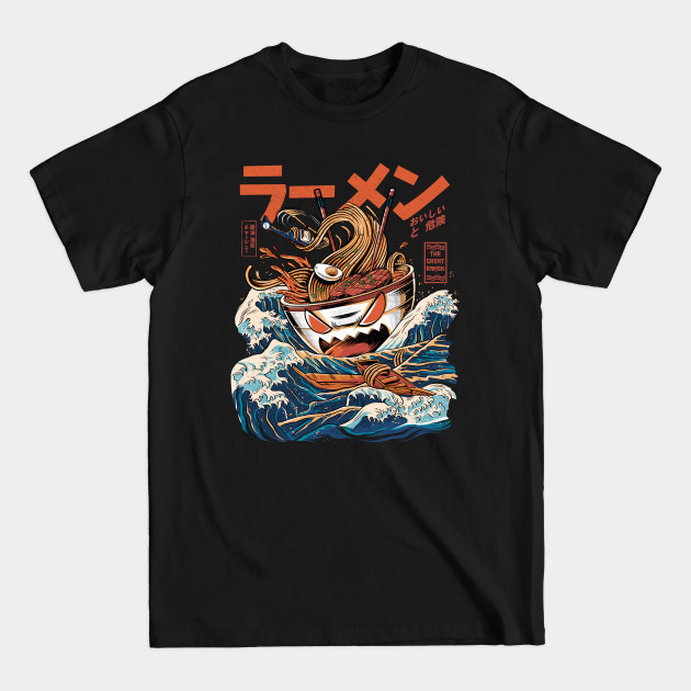 The black Great Ramen - Ramen - T-Shirt