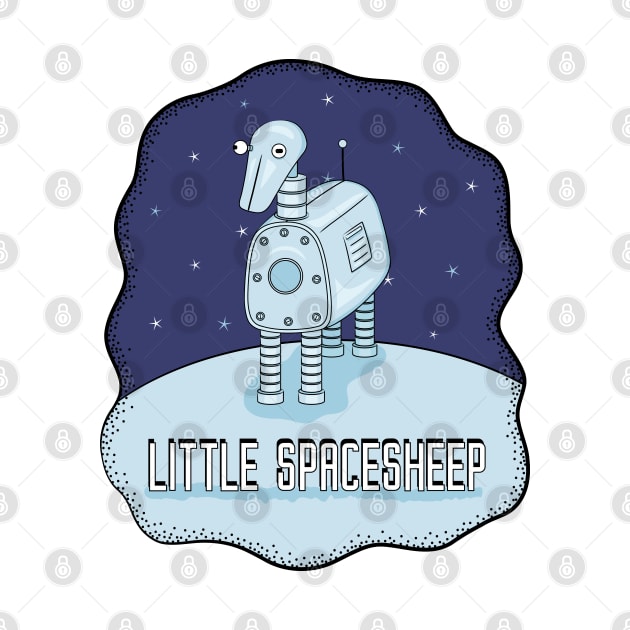 Little Spacesheep by azziella