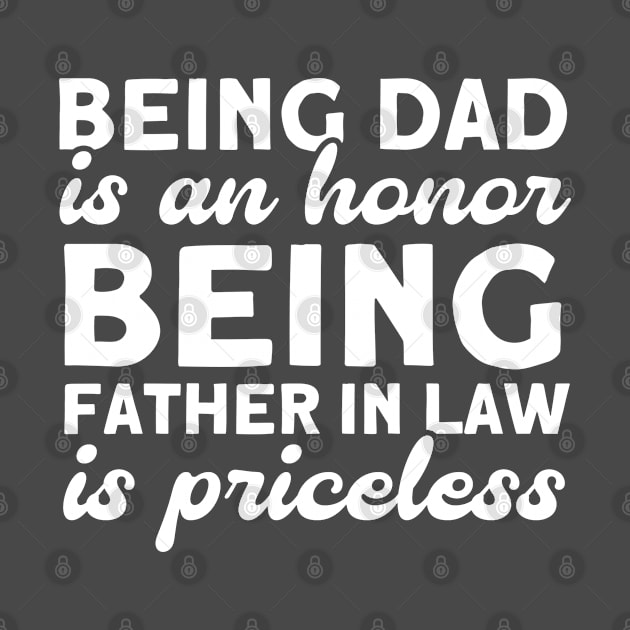 Being Dad Is An Honor Family by Toeffishirts