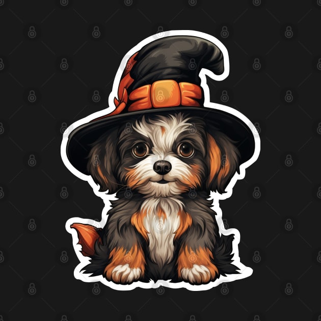 Halloween Cute puppy Dog by LaartStudio