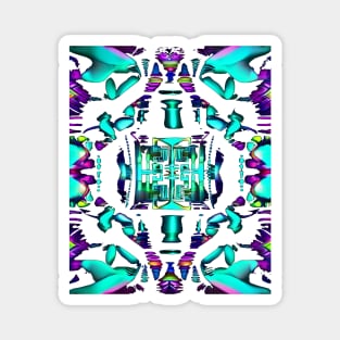 Temple loop Cyan vibe Magnet