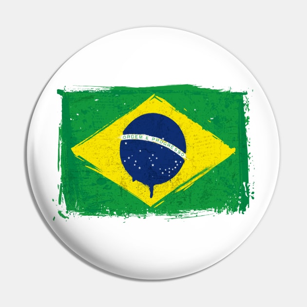 Brazil Flag Pin by Islanr