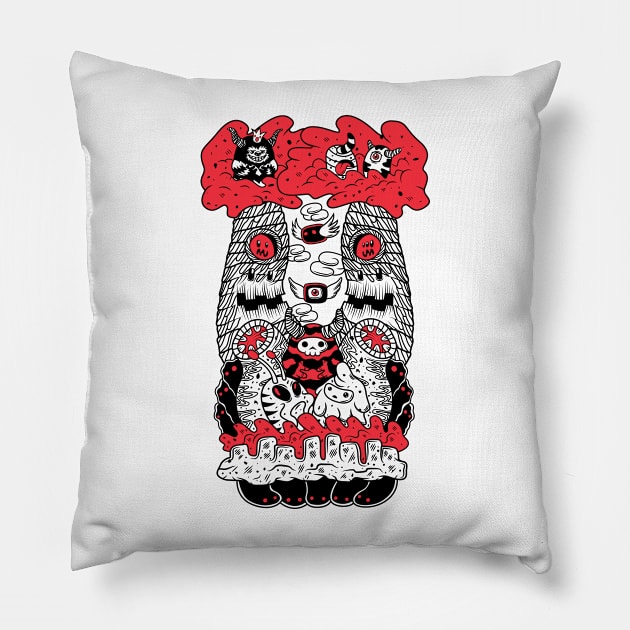 monsters of The Wild II Pillow by krisren28