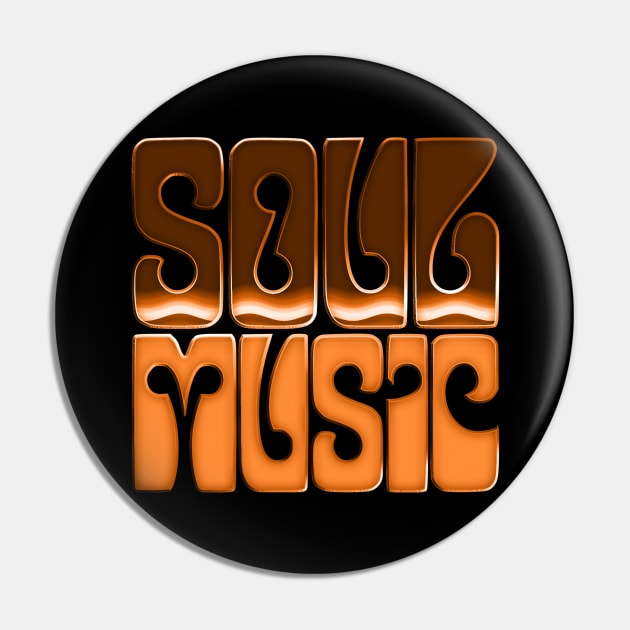 Soul Music --------- Retro Fan Design Pin by DankFutura