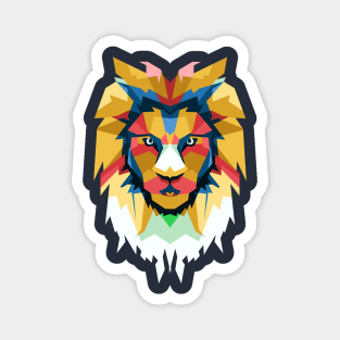 Lion Mandala Pop Art Magnet