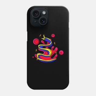 Ribbon Eel with Seahorses Phone Case