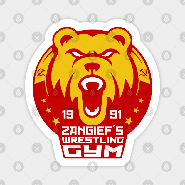 Russian Wrestling Gym Magnet by buby87