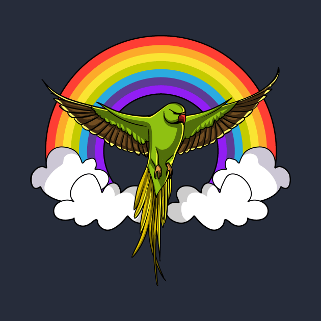 Cute Parrot Parakeet Bird Pet Rainbow by underheaven